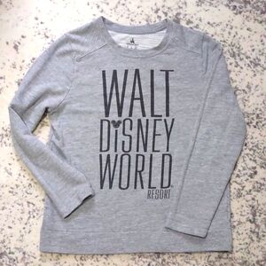 Authentic Disney Parks Athletic Original Large Gray Sweatshirt